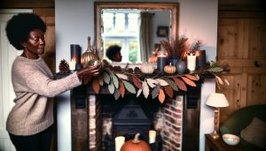Cozy Home Decor, Cottage Lifestyle & DIY Projects | TwoStoryCottage.com 9 How to Decorate a Mantle: Seasonal Cottage Fireplace Magic