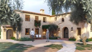 Cozy Home Decor, Cottage Lifestyle & DIY Projects | TwoStoryCottage.com 1 Stucco Two Story Cottages: Mediterranean Charm for Your Home