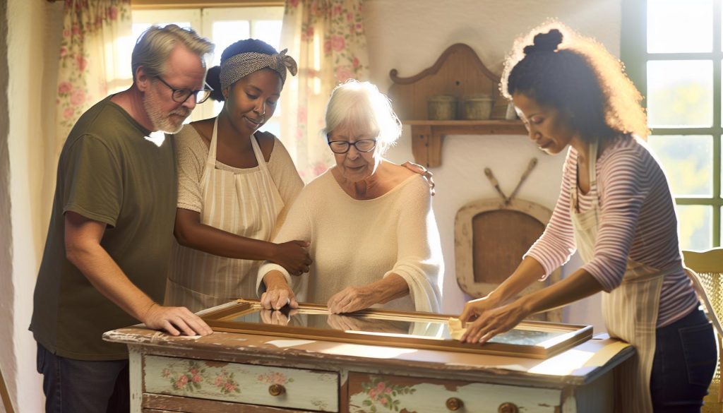 How to Apply Mirror to Furniture for Cottage Light Magic