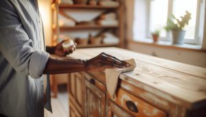 Cozy Home Decor, Cottage Lifestyle & DIY Projects | TwoStoryCottage.com 1 How to Apply Mini Wax on Furniture: Quick Cottage Touch-Ups