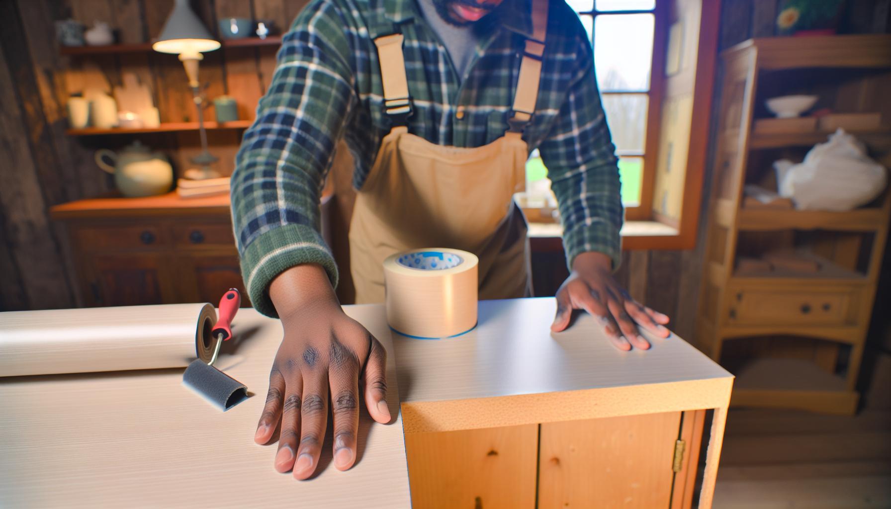 How To Apply Laminate To Furniture: Cottage Makeover Magic ...