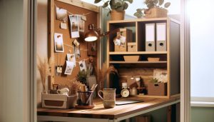 Cozy Home Decor, Cottage Lifestyle & DIY Projects | TwoStoryCottage.com 23 How to Decorate a Cubicle: Bring Cottage Warmth to Office Space