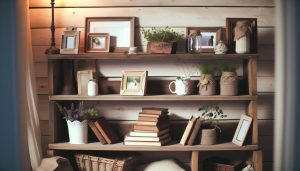 How to Decorate Shelves with Rustic Country Charm