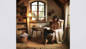 How to Decorate a Sitting Room: Intimate Cottage Reading Nook