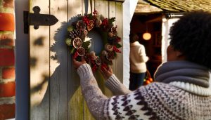 Cozy Home Decor, Cottage Lifestyle & DIY Projects | TwoStoryCottage.com 11 How to Decorate a Wreath: Handcrafted Cottage Door Welcomes