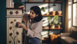 Cozy Home Decor, Cottage Lifestyle & DIY Projects | TwoStoryCottage.com 1 How to Apply Decals to Furniture: Personalize Your Pieces