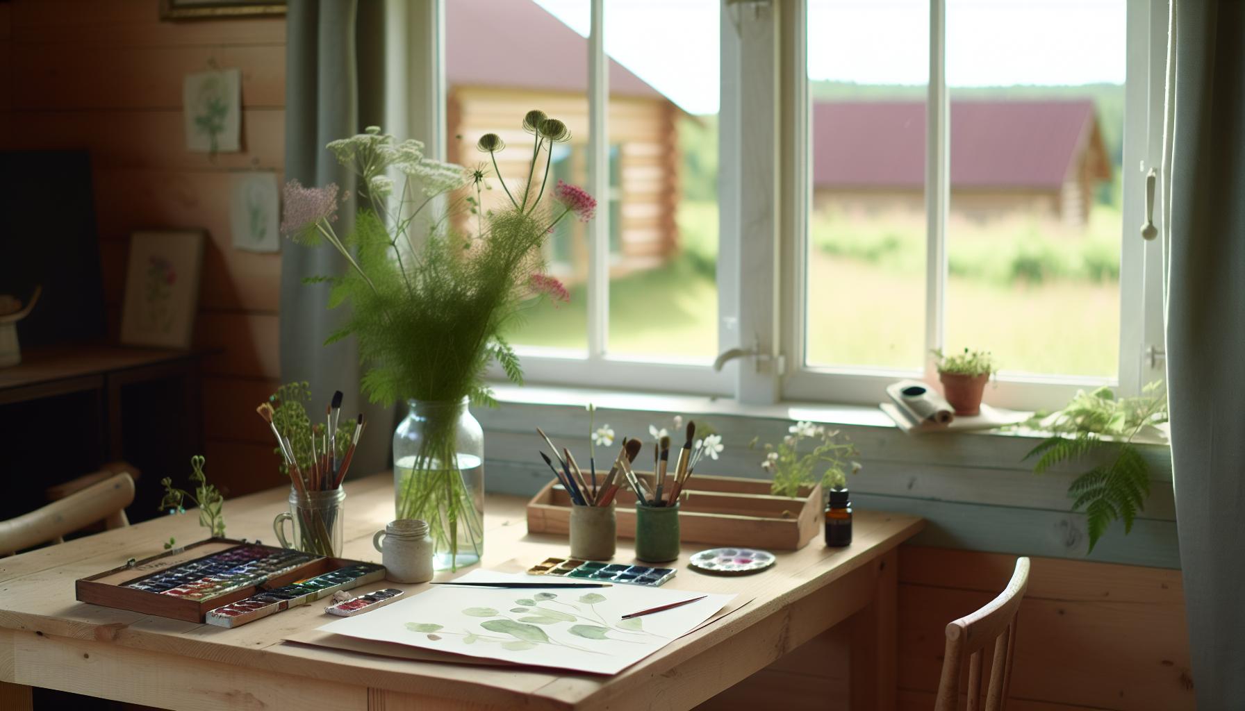 How to Draw a Cottage: Artist's Guide to Charm 2 Incorporating Nature in Your Cottage Art