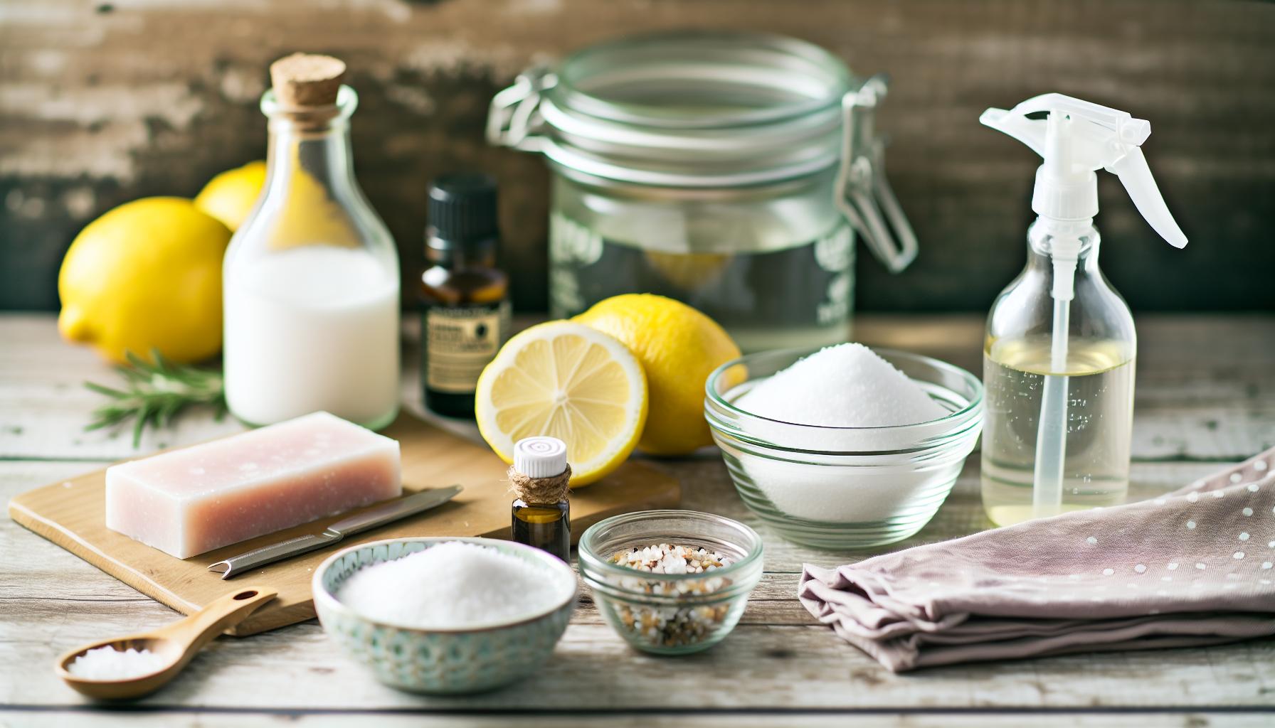 Top Ingredients for DIY Cleaning Products