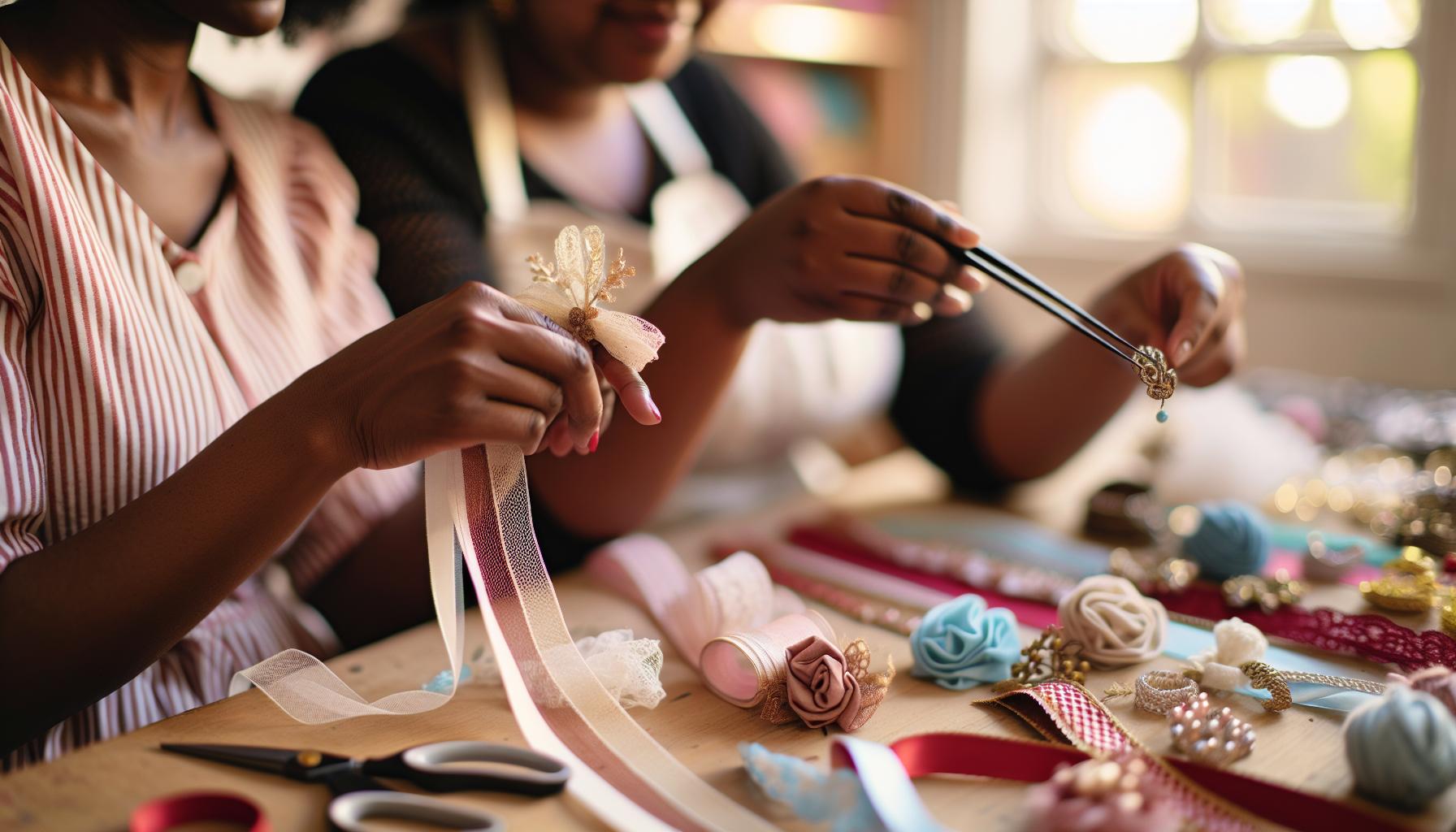 Creating Layers: Combining Ribbons with Other Decorations