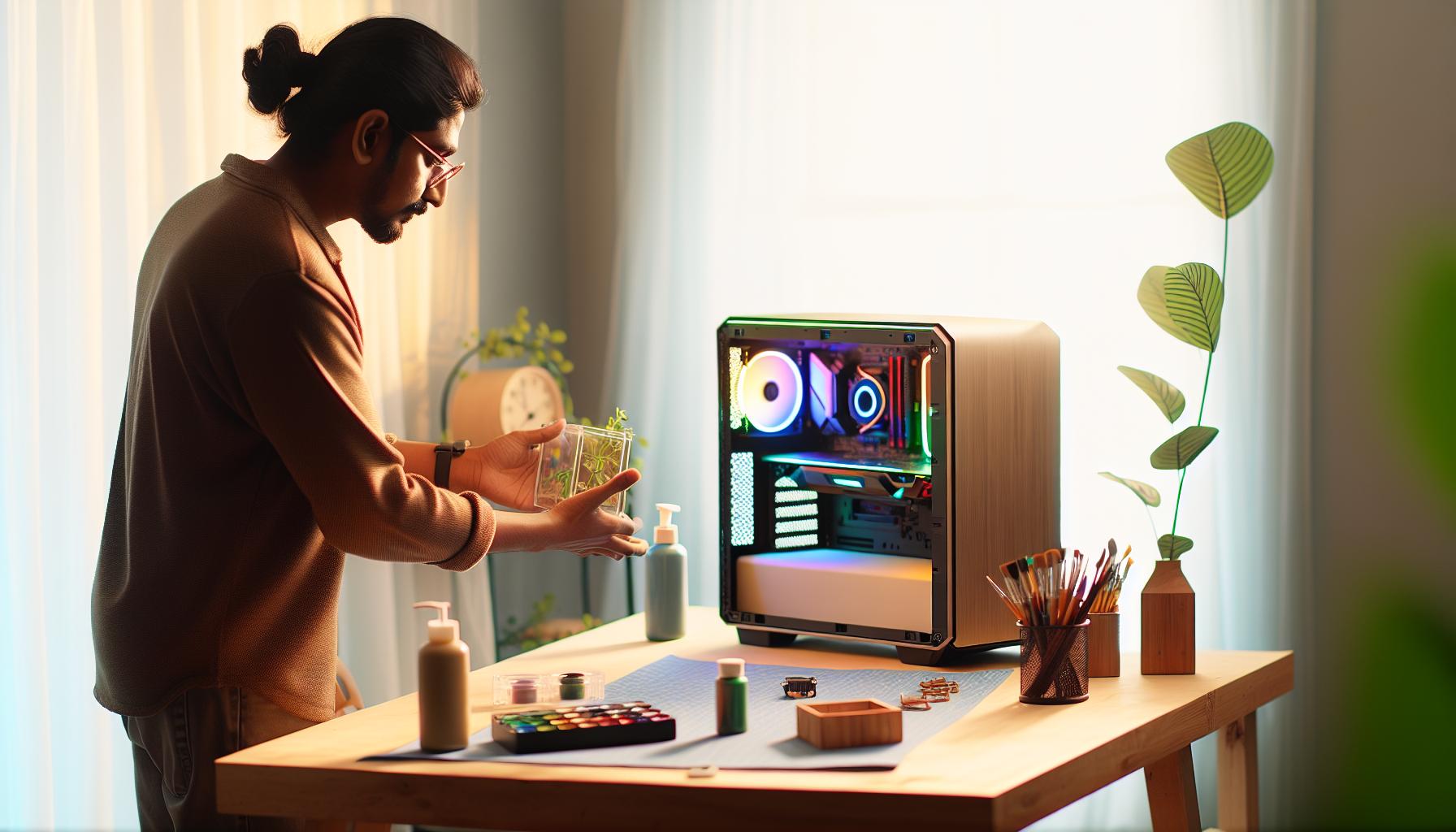 Best Materials for Safe PC Case Decor