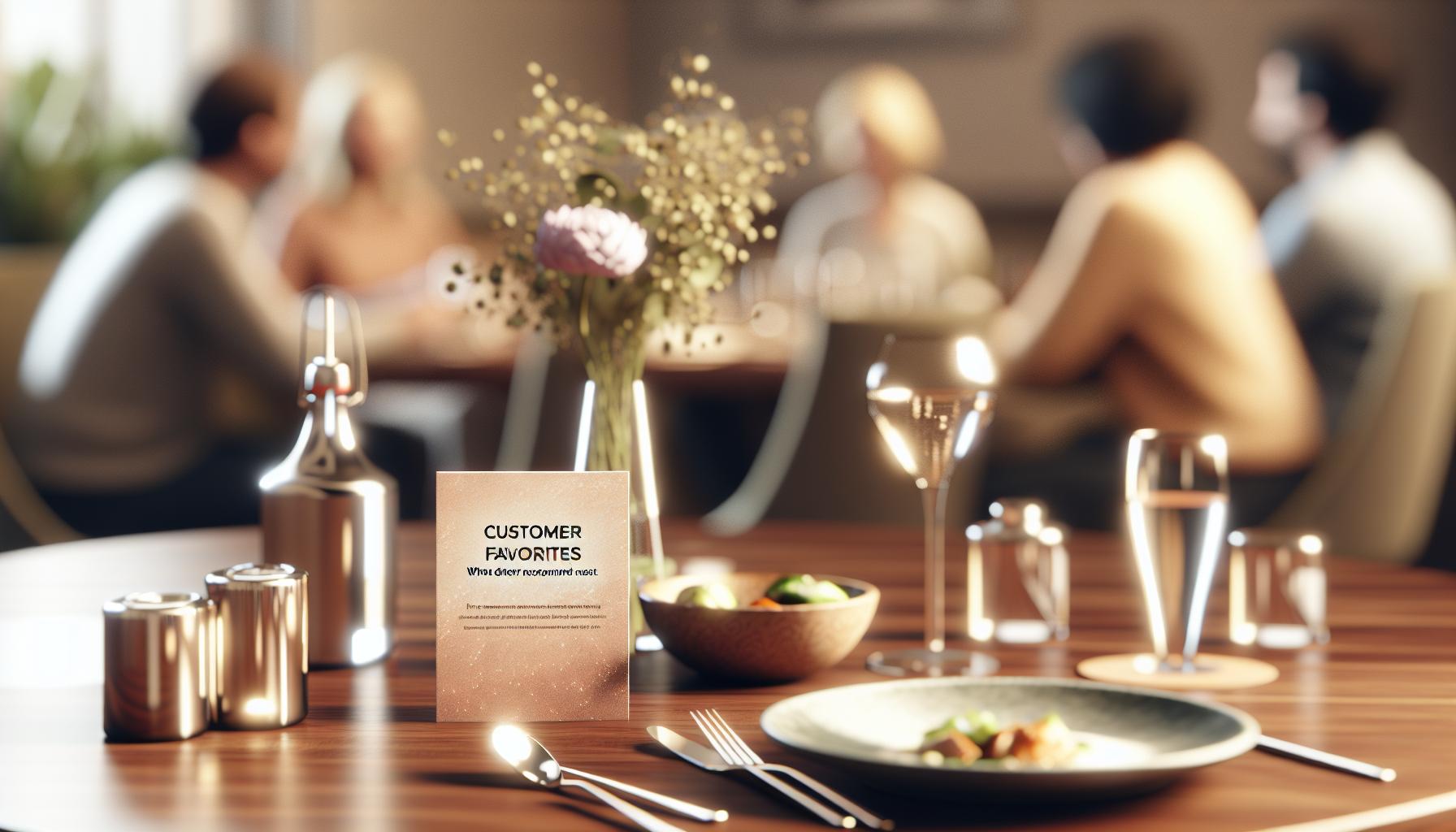 Customer Favorites: What Diners Recommend Most