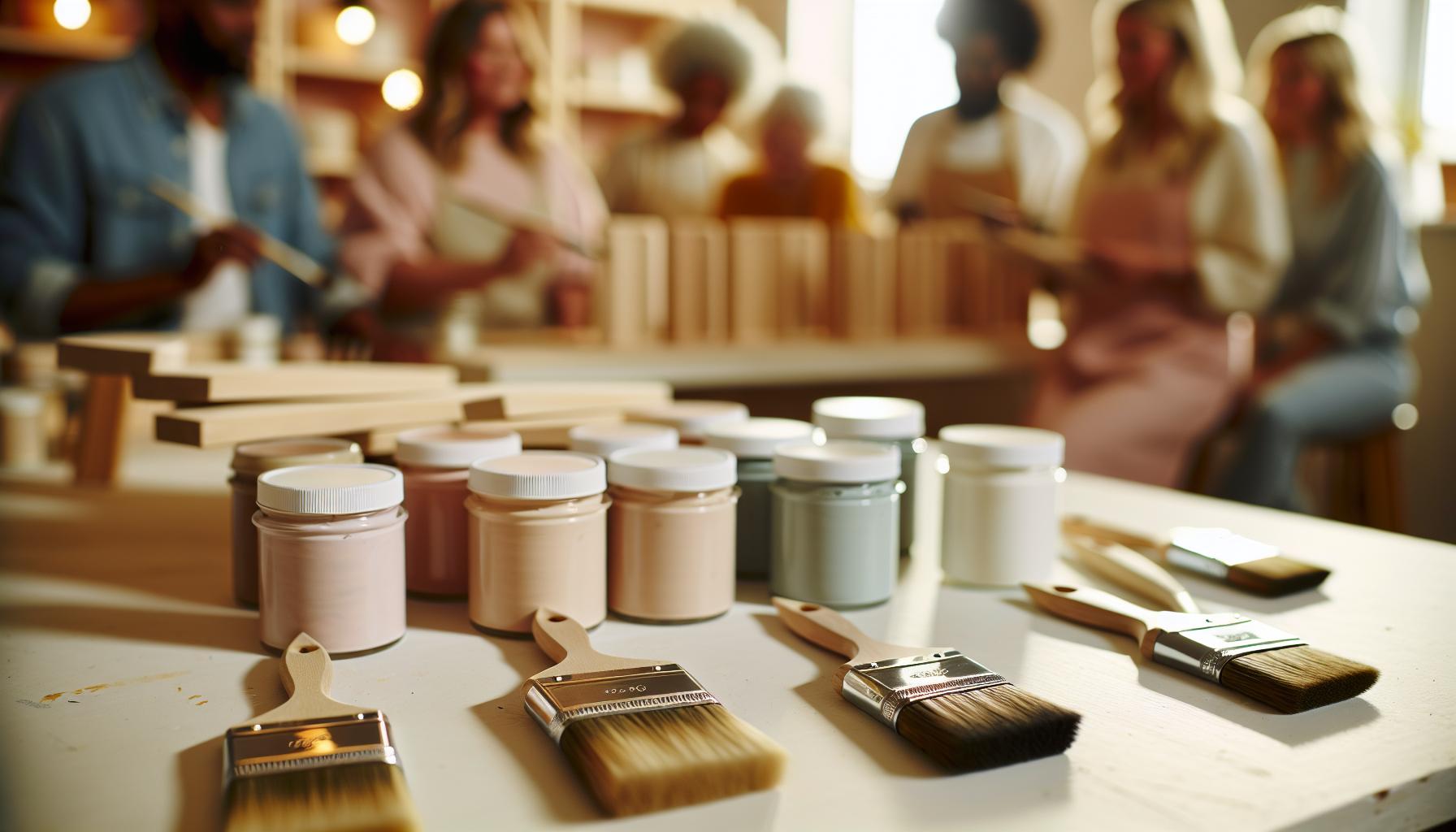 Choosing the Right Type of Paint Brush for Chalk Paint