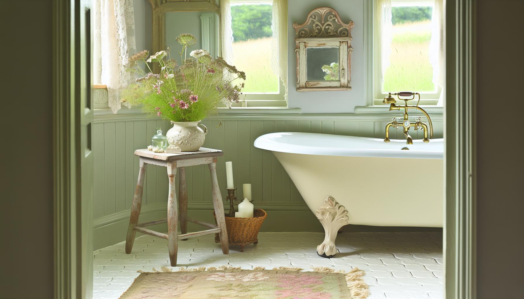 How to Decorate Your Bathroom with Vintage Cottage Style 1 How to Decorate Your Bathroom with Vintage Cottage Style