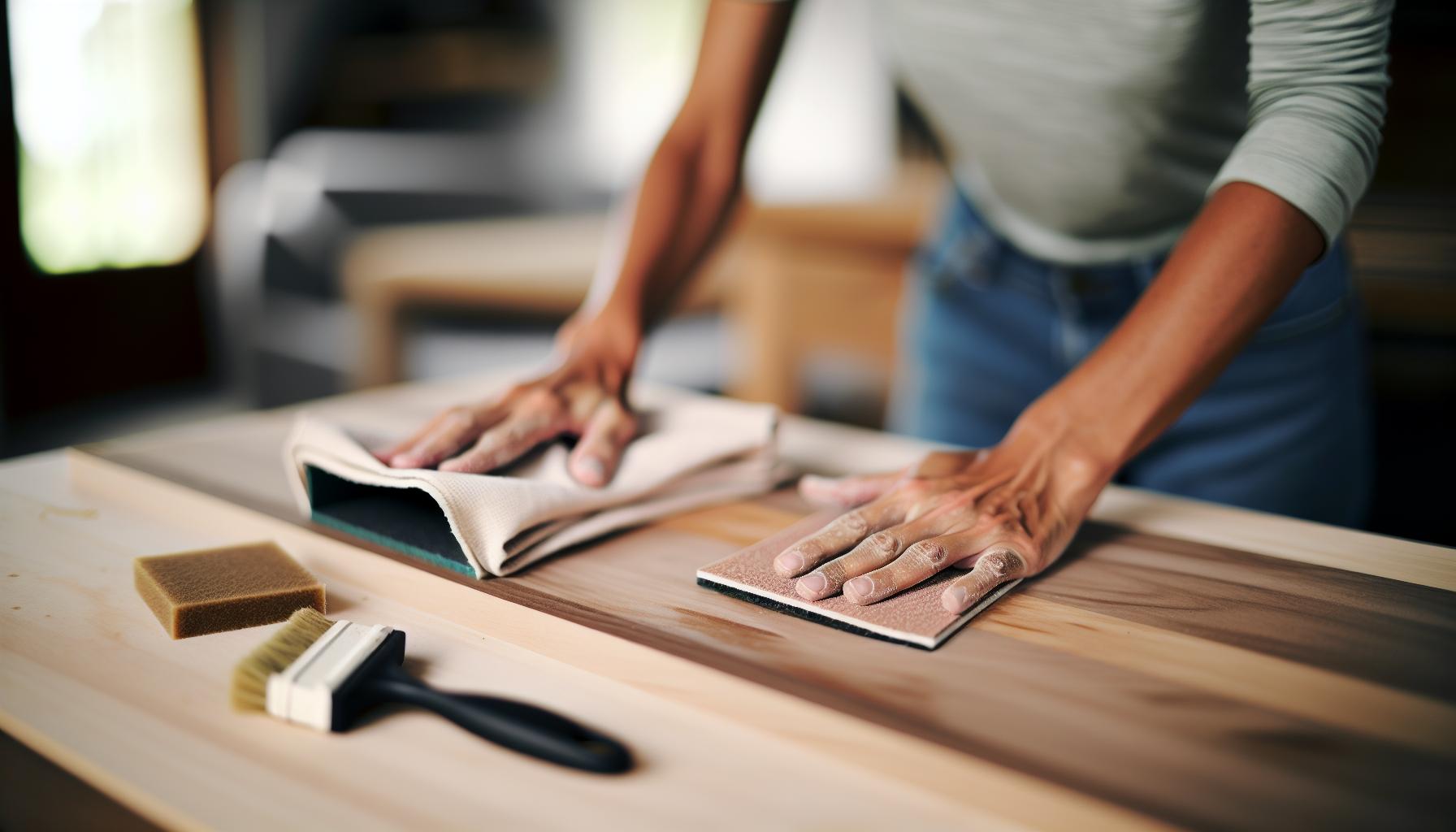 Preparing Your Furniture: Cleaning and Sanding Tips